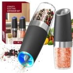 Gravity Electric Salt and Pepper Grinder Set Automatic Salt and Pepper Grinder Set